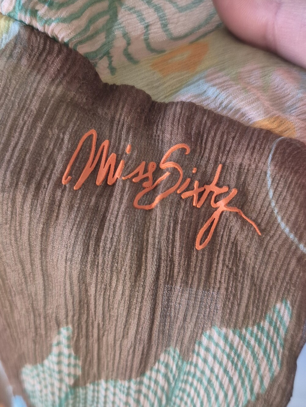 Vintage Miss Sixty 100% Silk Mini Dress | Y2K - Picture 4 of 15